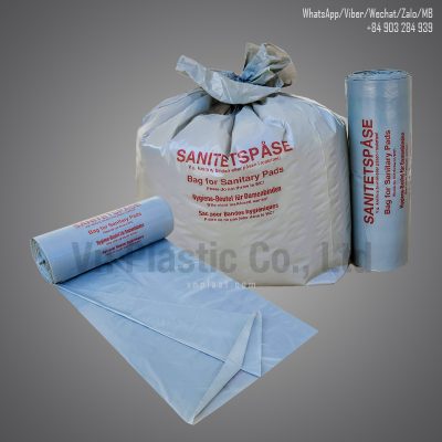 Plastic sanitary pads bag