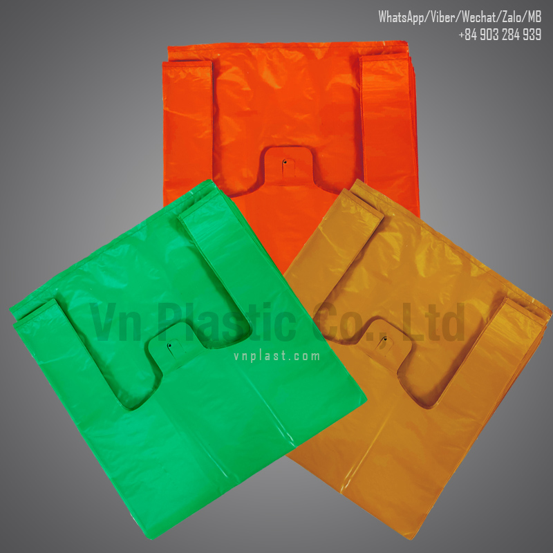 cheap recycled plastic t shirt bags