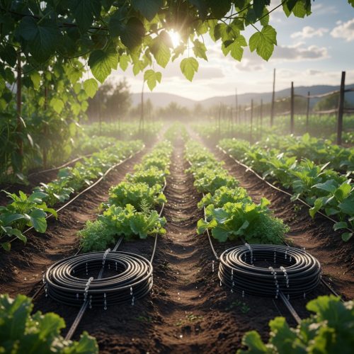 irrigation tubing rolls