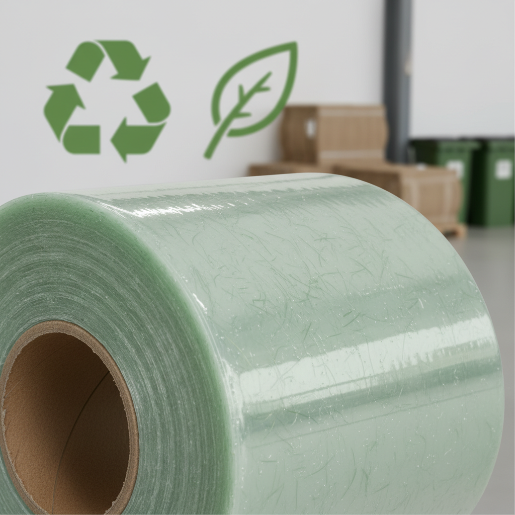 A close-up shot of a roll of