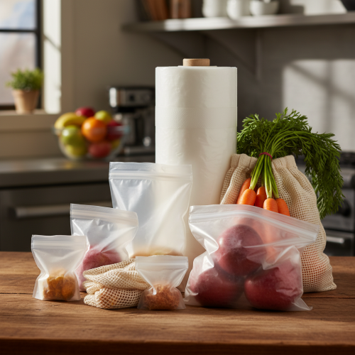 food grade bags on a roll