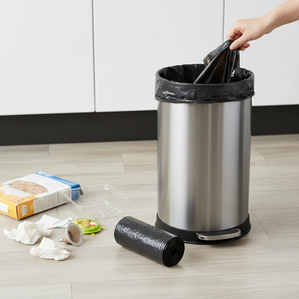 13 gallon trash bags roll