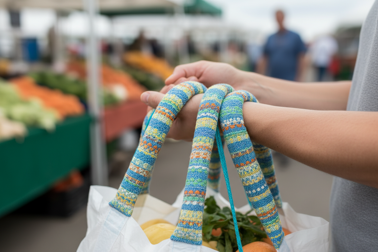 plastic bag handle wrap