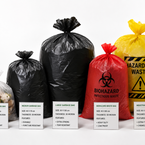 plastic garbage bags