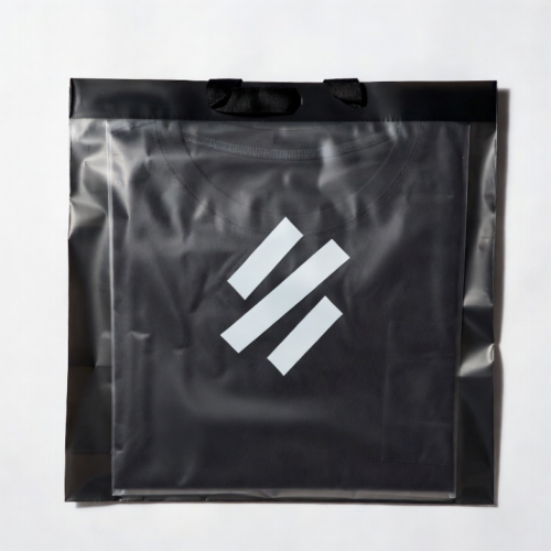black t shirt gift bag
