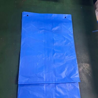 Stacked blue Easy Open Bags for fast dispensing