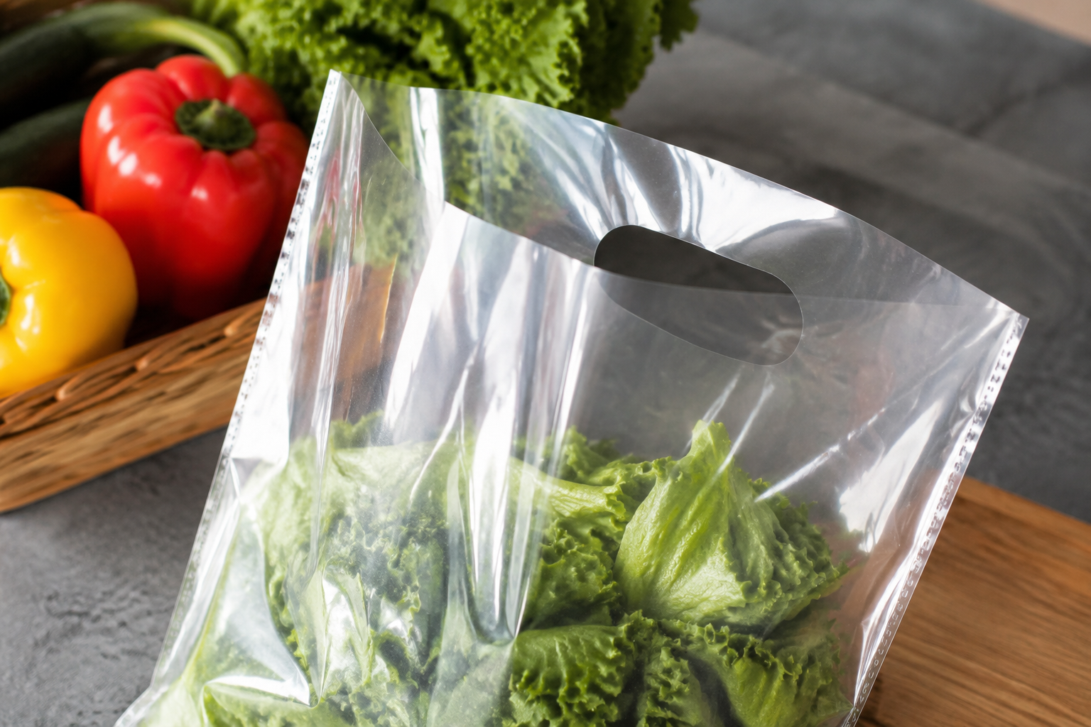 die cut bag for food