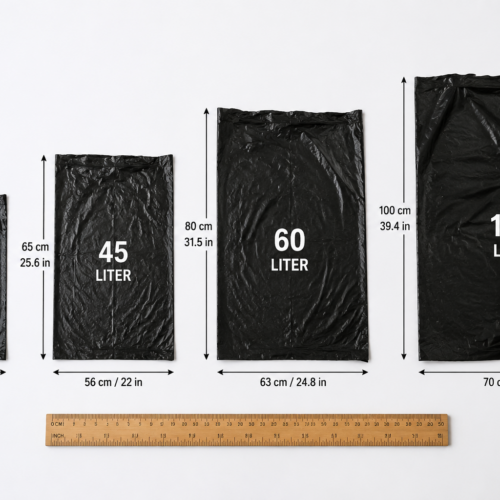 trash bag size