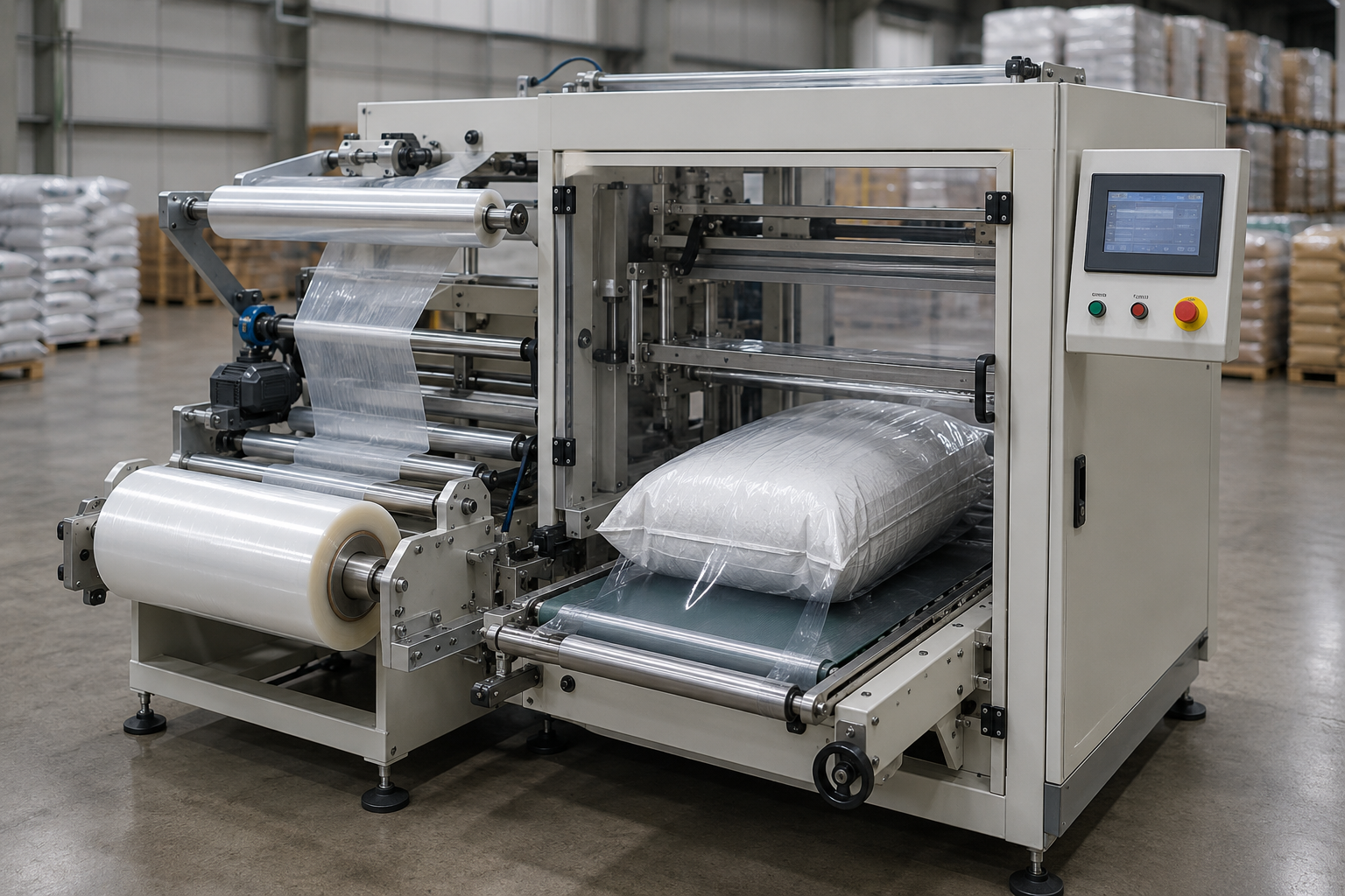 plastic bag wrap machine