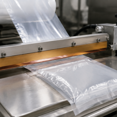 Stear seal bag machine