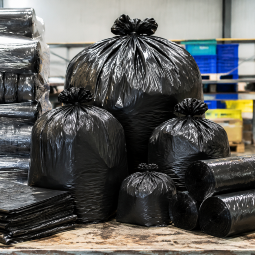 plastic trash bags bulk