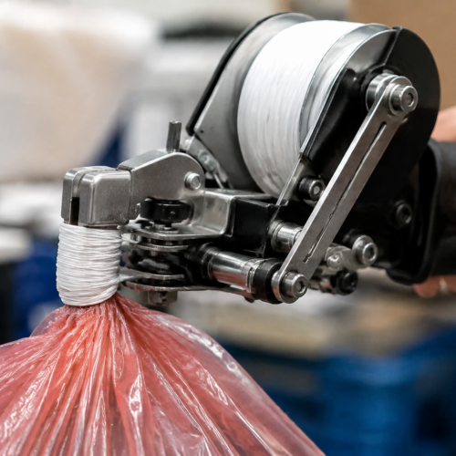 plastic bag handle wrap tool