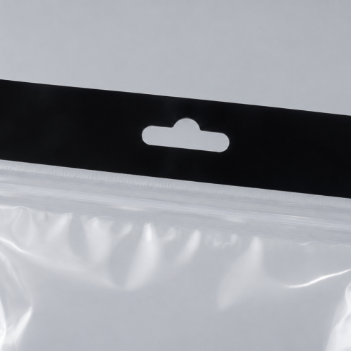 plastic bag header block design
