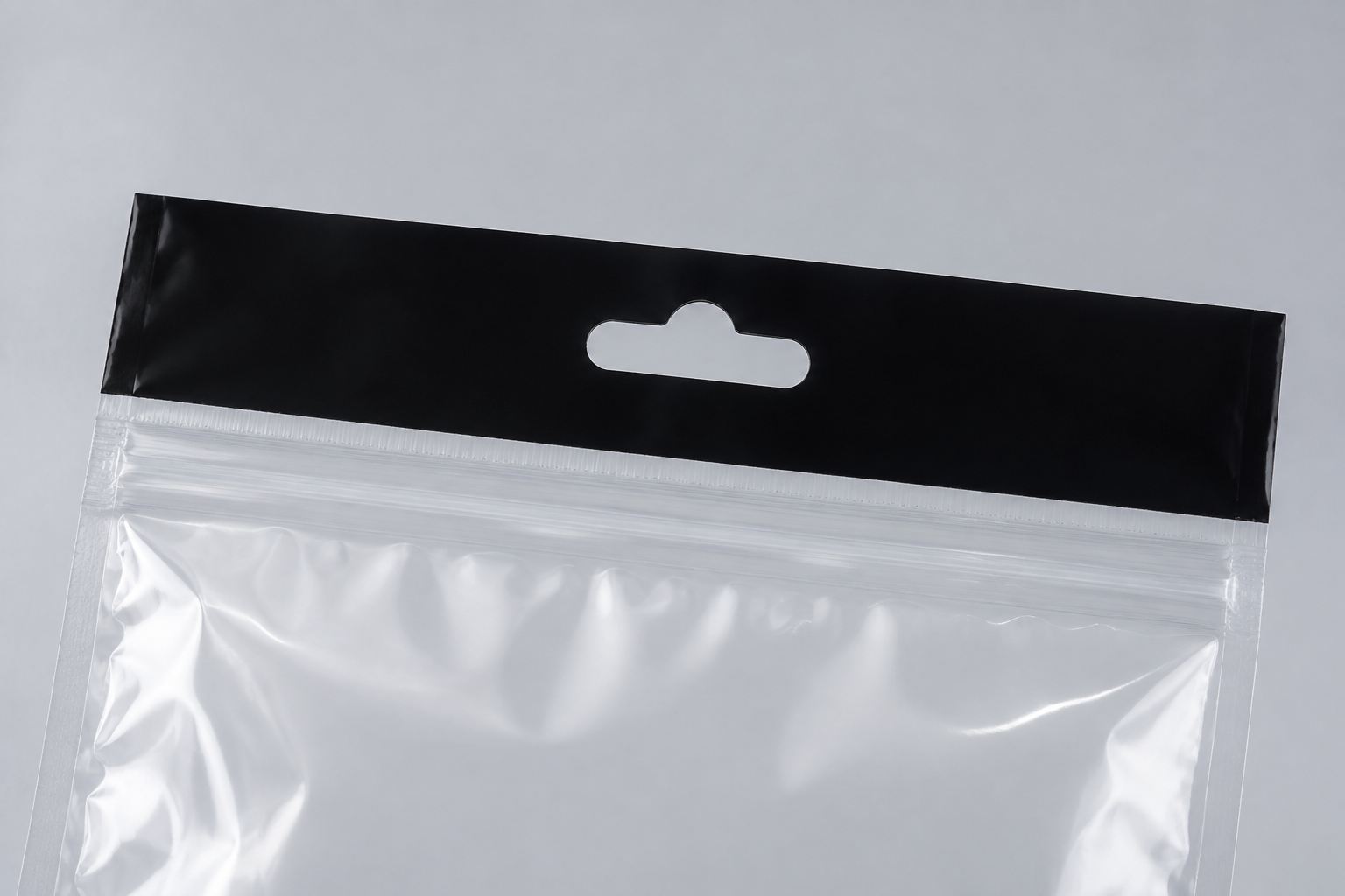 plastic bag header block design