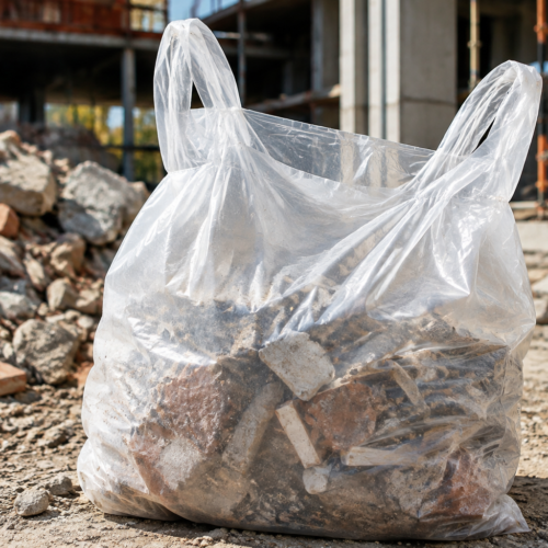 plastic trash sack
