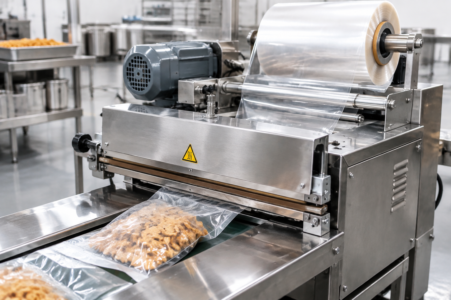 Stear Seal bag machine price