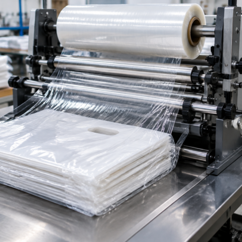 plastic bag wrap device