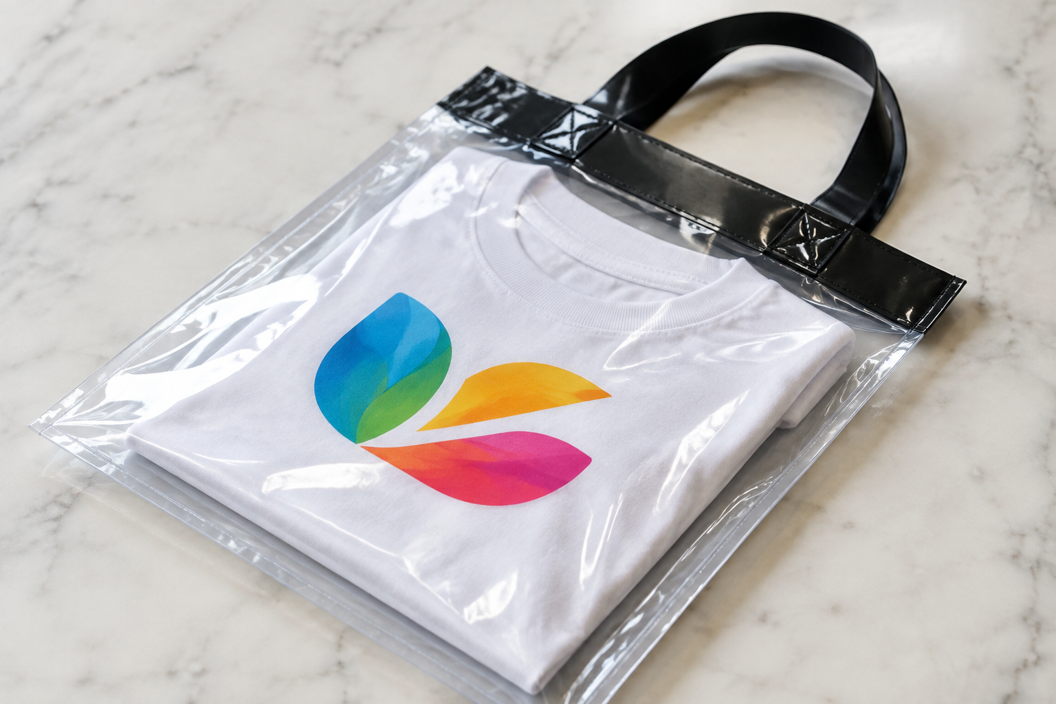 t shirt bag with logo