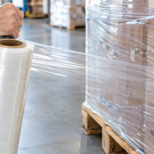 hand stretch film roll