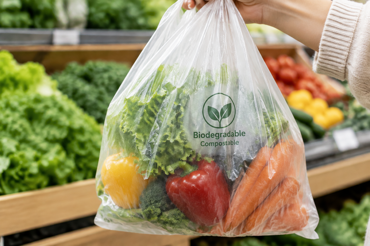 biodegradable plastic bag