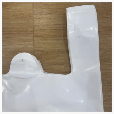 Integrated handle detail on Thank You T-Shirt Bag