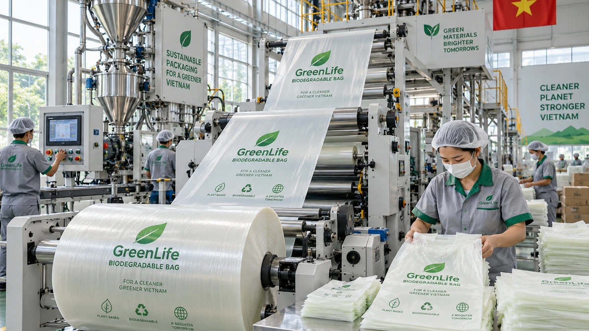Vietnam Plastic Bag Manufacturer - High Quality Biodegradable Packaging Factory